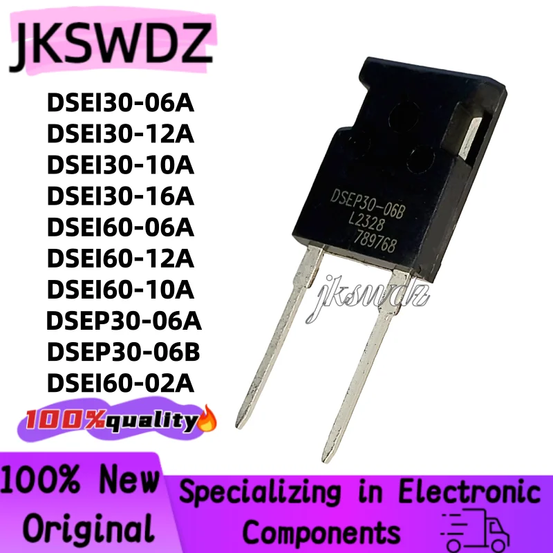 5-10PCS DSEI60-10A DSEI30-06A DSEI30-12A DSEI30-10A DSEI30-16A DSEI60-06A DSEI60-12A DSEI60-02A DSEP30-06A DSEP30-06B TO-247-2
5-10PCS DSEI60-10A DSEI30-06A DSEI30-12A DSEI30-10A DSEI30-16A DSEI60-06A DSEI60-12A DSEI60-02A DSEP30-06A DSEP30-06B TO-247-2