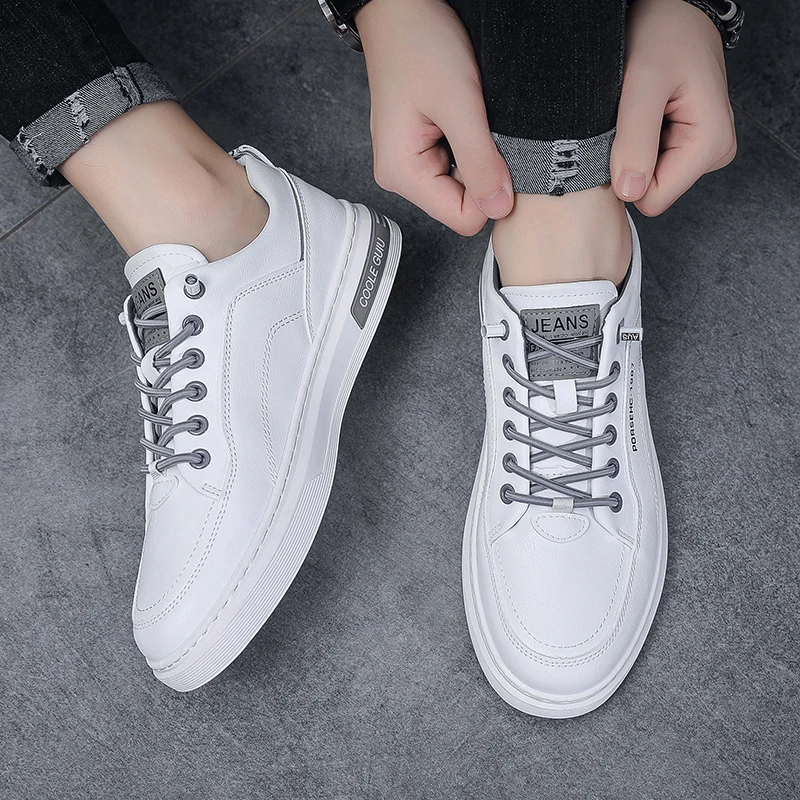 Men's Leather Shoes Casual Comfort Cricket Shoes Fashion Sneakers For Men Lightweight Driving Shoes
Men's Leather Shoes Casual Comfort Cricket Shoes Fashion Sneakers For Men Lightweight Driving Shoes