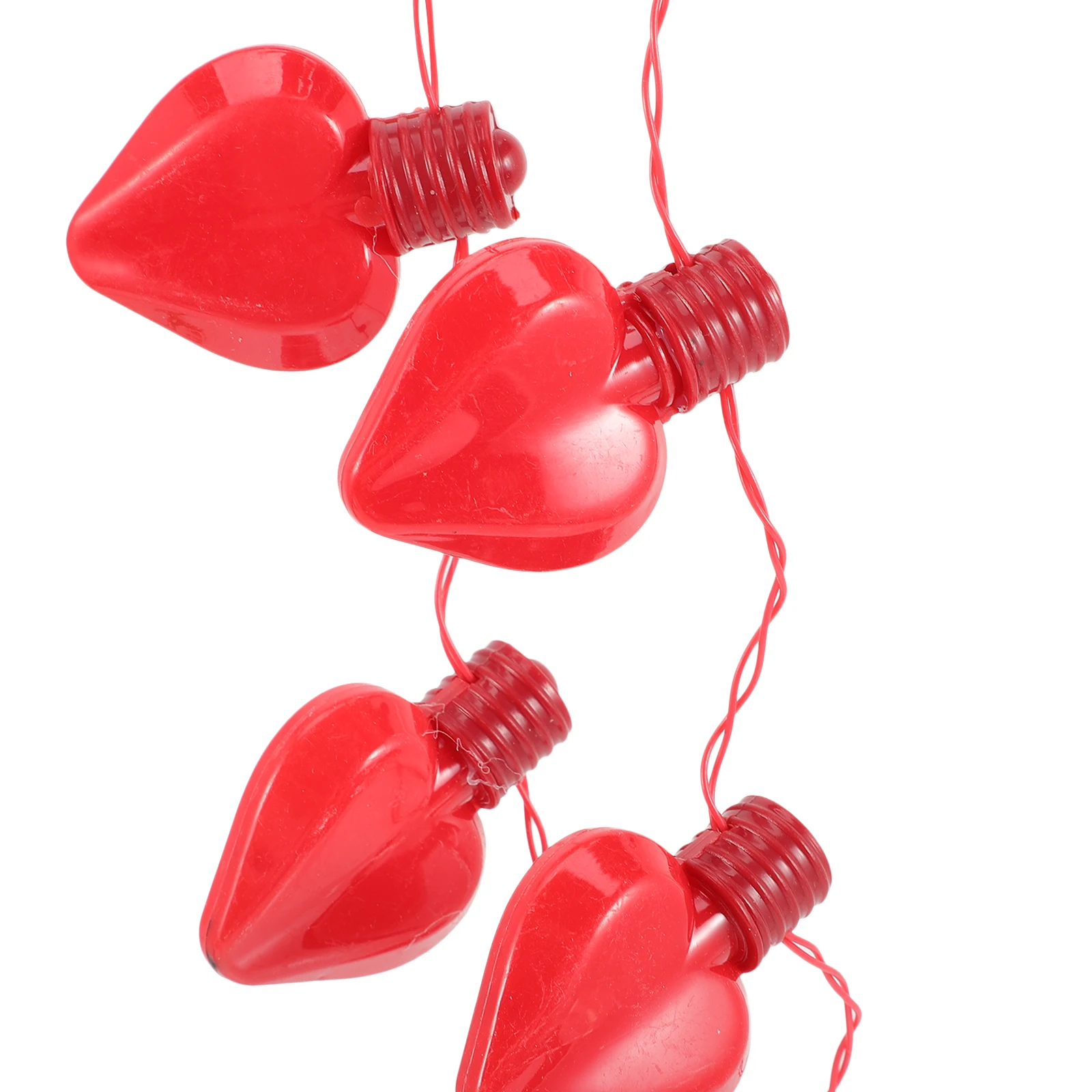 Glowing Heart Shaped Bulb Necklace Plastic LED Light Prop Luminous Toy Valentine Gifts Kids Adults
Glowing Heart Shaped Bulb Necklace Plastic LED Light Prop Luminous Toy Valentine Gifts Kids Adults