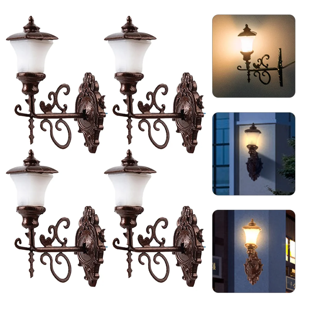 4 Pcs Accessories Landscape Lights Dollhouse Wall Baby Outdoor Decorations Abs Simulation Mini Lamp Adornment
4 Pcs Accessories Landscape Lights Dollhouse Wall Baby Outdoor Decorations Abs Simulation Mini Lamp Adornment