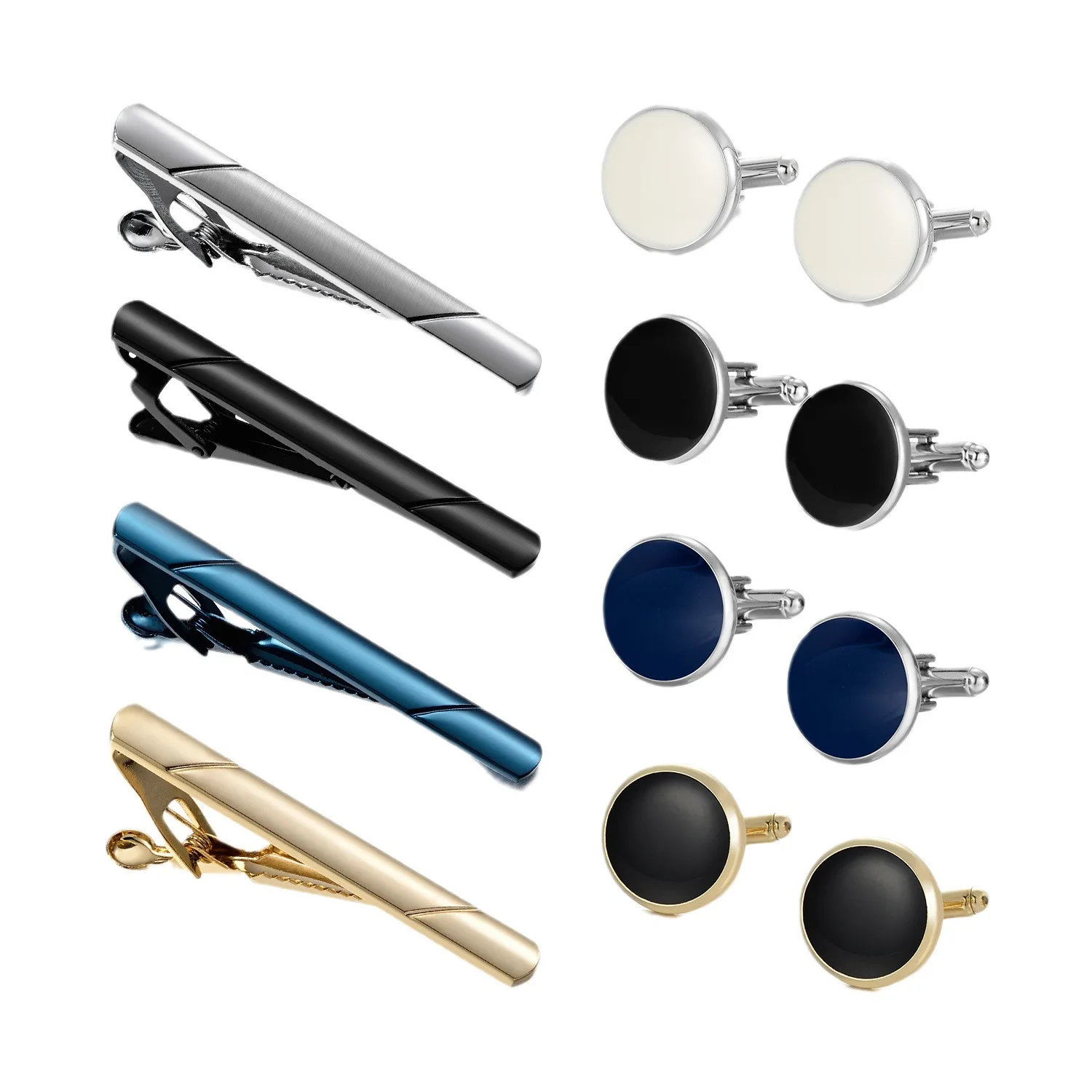 Elegant Men's Luxury Metal Shell Copper Cufflinks Tie Clip Set Luxury French Styles Party Wedding Suit Shirt Accessories
Elegant Men's Luxury Metal Shell Copper Cufflinks Tie Clip Set Luxury French Styles Party Wedding Suit Shirt Accessories