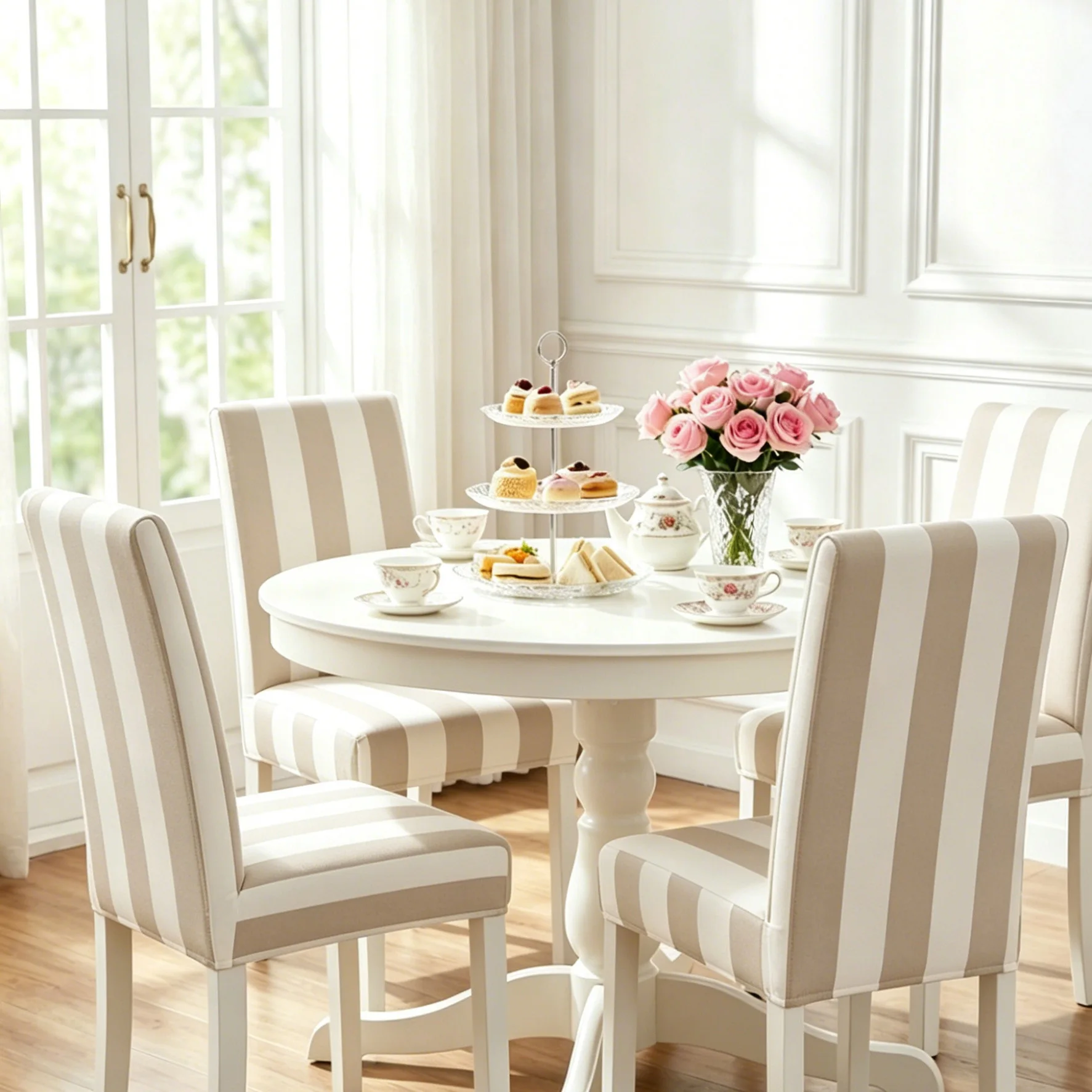 Modern Style 4/6pcs Striped Printed Chair Covers Polyester High Elasticity Dust-Proof All-Season Detachable Washable
Modern Style 4/6pcs Striped Printed Chair Covers Polyester High Elasticity Dust-Proof All-Season Detachable Washable