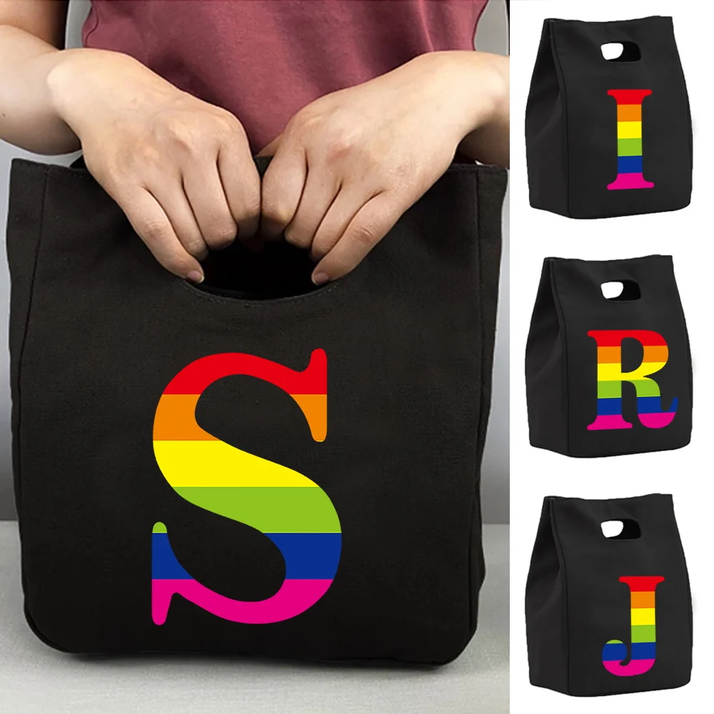 Thermal Bag Insulated Lunch Bag for Women Kids Portable Eco Cooler Handbags Lunch Box Ice Pack Picnic Food Tote Rainbow Pattern
Thermal Bag Insulated Lunch Bag for Women Kids Portable Eco Cooler Handbags Lunch Box Ice Pack Picnic Food Tote Rainbow Pattern