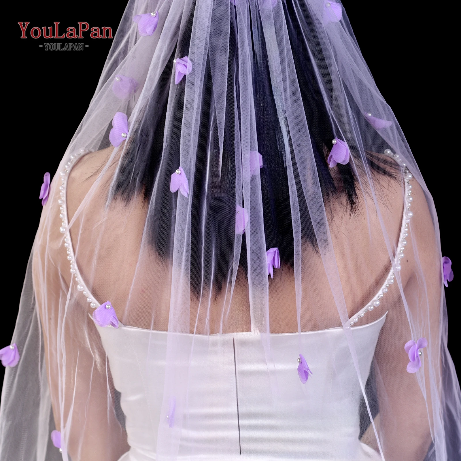 TOPQUEEN Purple Floral VéU De Noiva Pearl Velo Sposa Alta Qualita Wedding Accessories Women'S Outdoor Lawn Wedding Dress M131
TOPQUEEN Purple Floral VéU De Noiva Pearl Velo Sposa Alta Qualita Wedding Accessories Women'S Outdoor Lawn Wedding Dress M131