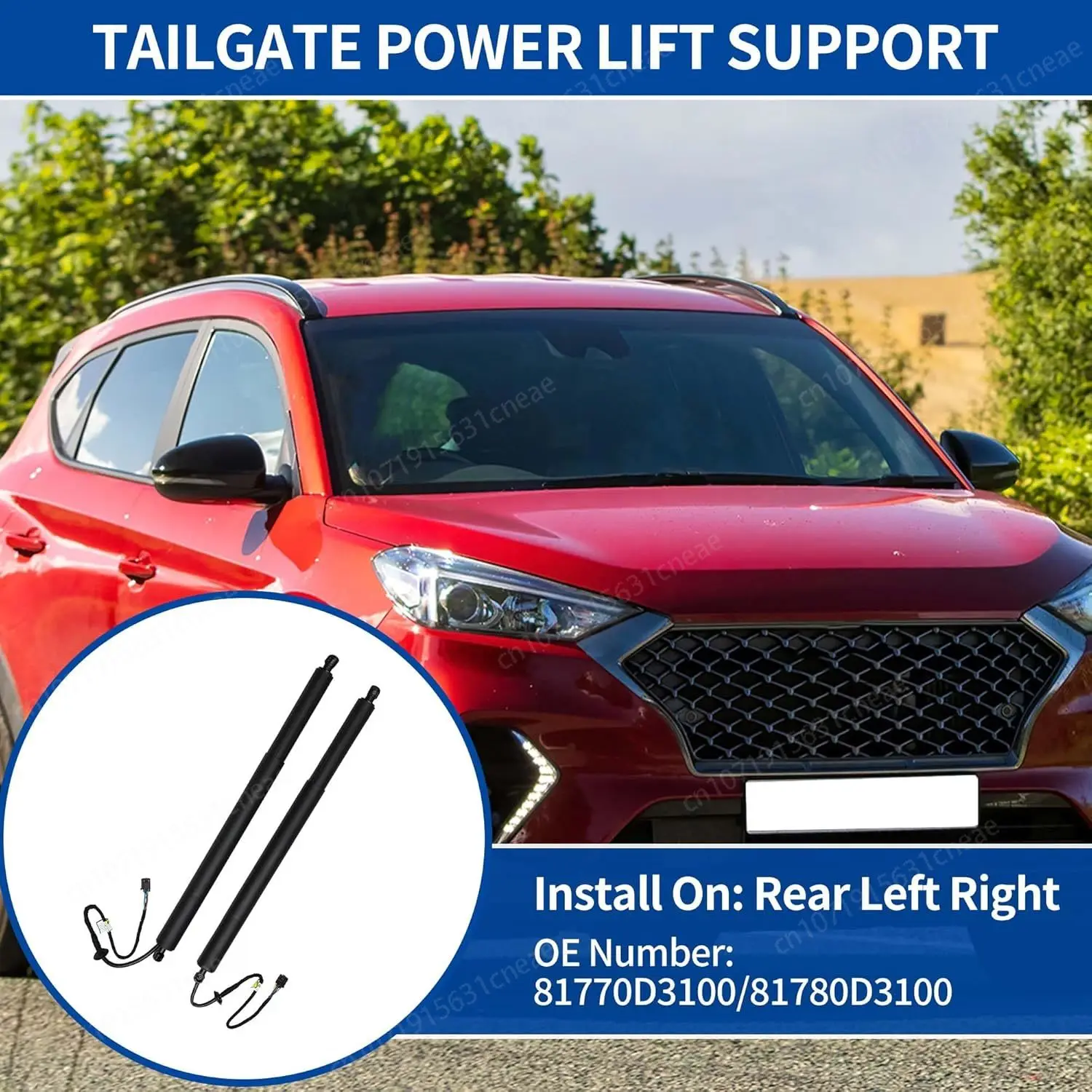 For 2015-2016 2017 2018-2019 Hyundai Tucson Left Right Powered Lift Strut 2pcs 81770D3100 81780D3100 Electric Tailgate Supports
For 2015-2016 2017 2018-2019 Hyundai Tucson Left Right Powered Lift Strut 2pcs 81770D3100 81780D3100 Electric Tailgate Supports
