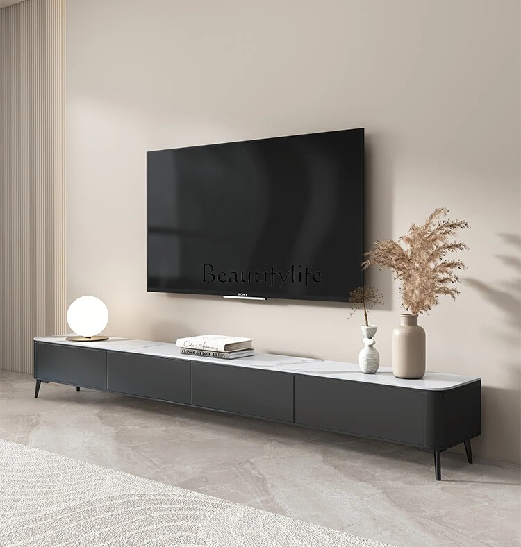 Slate TV cabinet simple modern small apartment minimalist tall solid wood floor cabinet
Slate TV cabinet simple modern small apartment minimalist tall solid wood floor cabinet