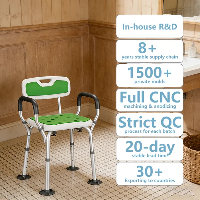 Simplywalk Aluminum Alloy 200KG Bath Shower Chair With Arm Toilet Senior People UKCA Distributor Program
Simplywalk Aluminum Alloy 200KG Bath Shower Chair With Arm Toilet Senior People UKCA Distributor Program