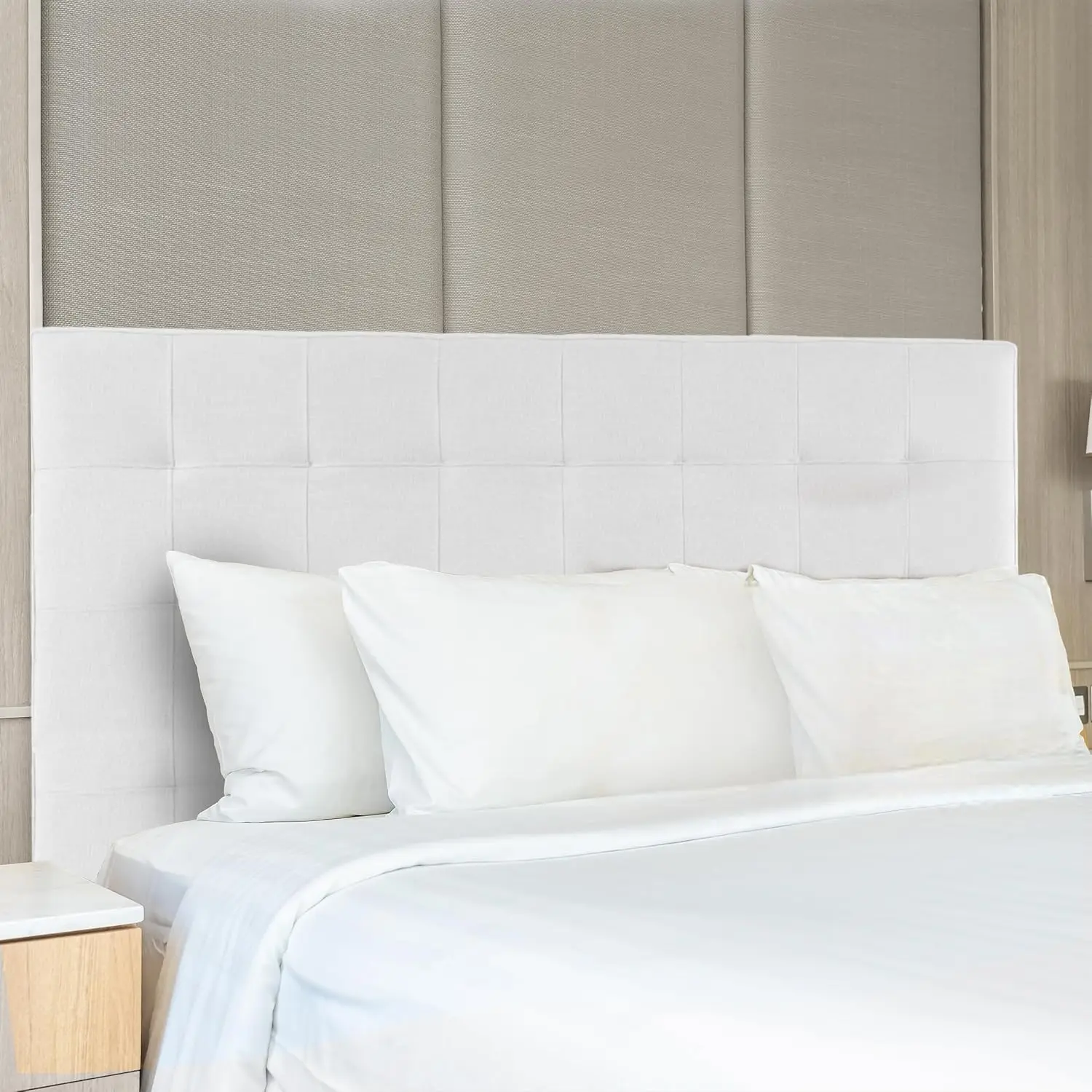 Jessenia Queen Headboard Only Height Adjustable Bed Headboard Queen Size Square Tufted Size With 12 Positions Metal Legs Wall
Jessenia Queen Headboard Only Height Adjustable Bed Headboard Queen Size Square Tufted Size With 12 Positions Metal Legs Wall