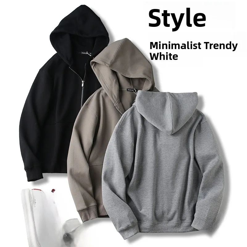 Recommended Self-Preserved Knitted Cotton Hoodie Jacket Men's Casual Sporty Style Spring Autumn Pure Color Trendy Fit
Recommended Self-Preserved Knitted Cotton Hoodie Jacket Men's Casual Sporty Style Spring Autumn Pure Color Trendy Fit