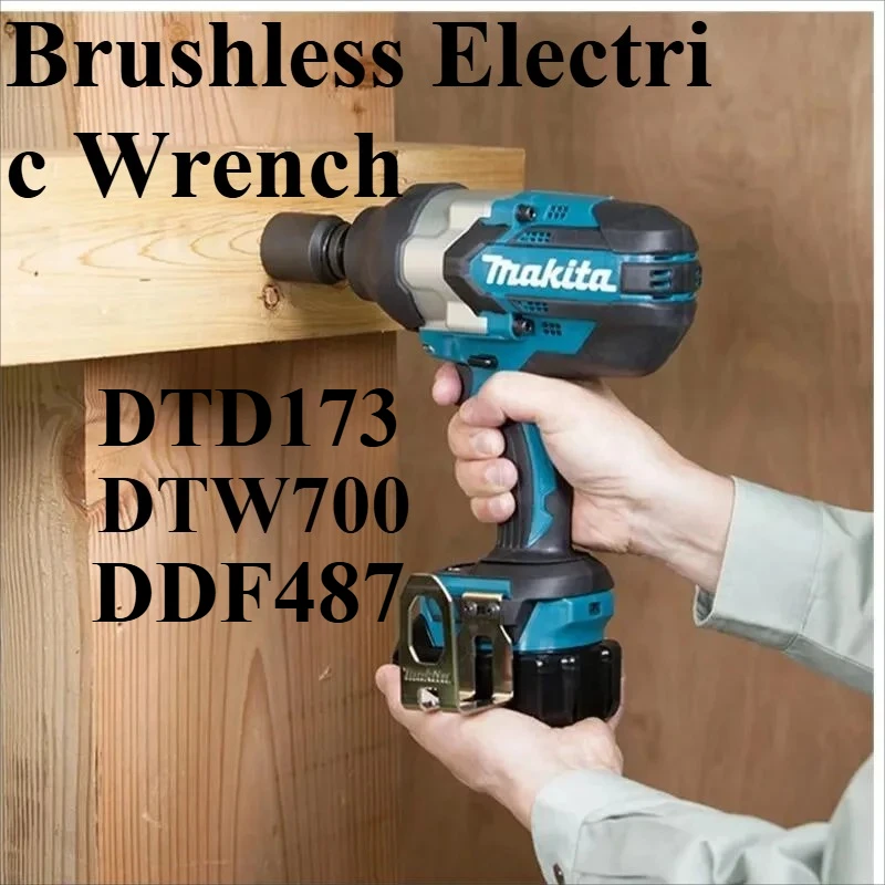 DTW700 DTD173 Original Makita Electric Impact Wrench 1000 N.m High Torque 1/2 Inch Compatible With 18V Makita BL1850 Battery
DTW700 DTD173 Original Makita Electric Impact Wrench 1000 N.m High Torque 1/2 Inch Compatible With 18V Makita BL1850 Battery