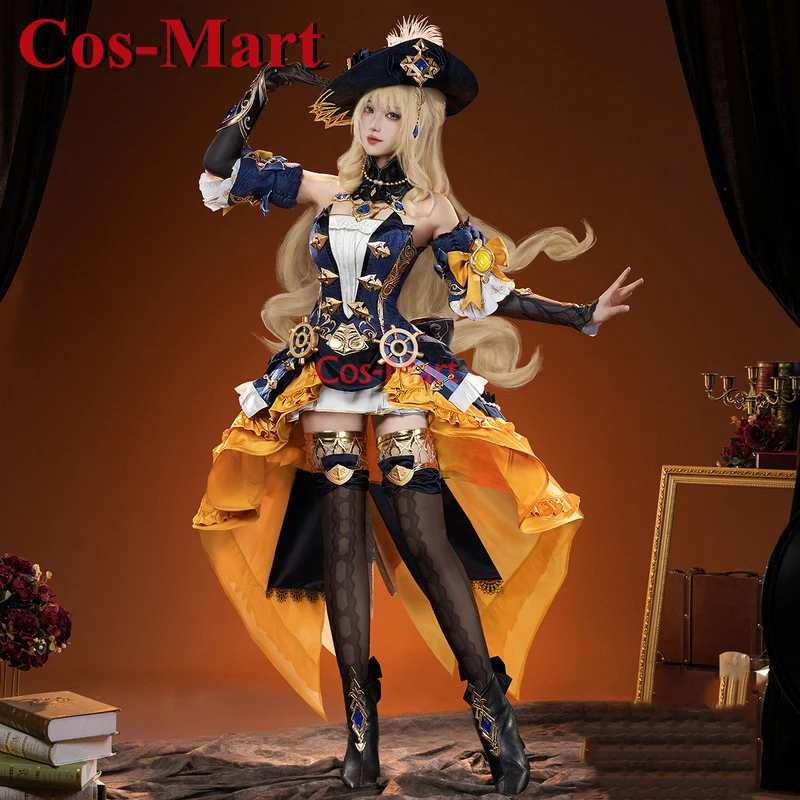 Косплей-костюм Cos-Mart Game Genshin Impact Navia, Великолепная Милая элегантная боевая униформа, искусственная фантазия
Косплей-костюм Cos-Mart Game Genshin Impact Navia, Великолепная Милая элегантная боевая униформа, искусственная фантазия