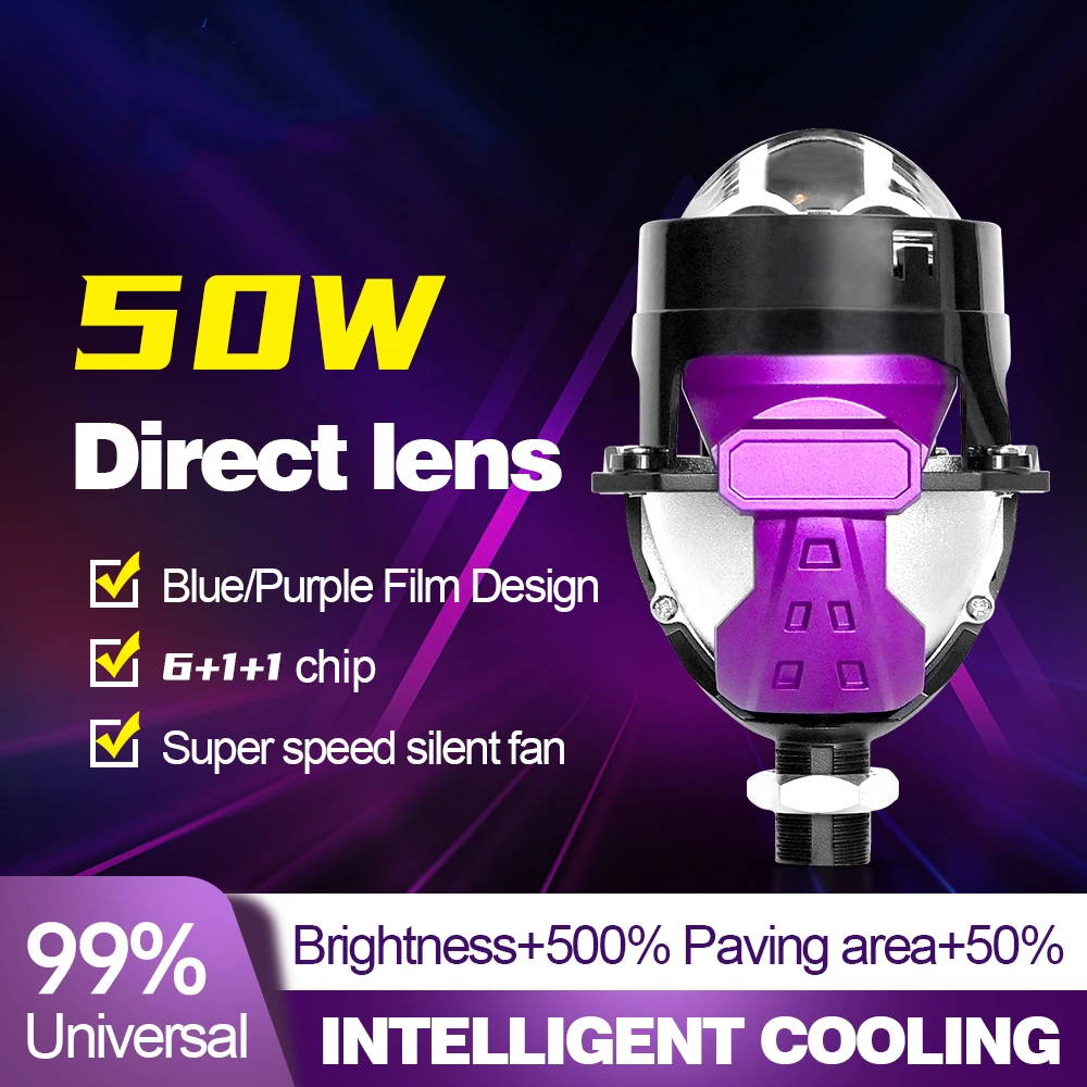 2,5 "Бисветодиодный объектив проектора, двойная гиперболоидная фара 12 В, 110 Вт, 6000 К для H4 H7 9005 9006, автомобильный светодиодный светильник, автомобильные аксессуары 
2,5 "Бисветодиодный объектив проектора, двойная гиперболоидная фара 12 В, 110 Вт, 6000 К для H4 H7 9005 9006, автомобильный светодиодный светильник, автомобильные аксессуары