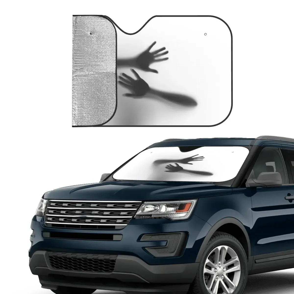 Hand Silhouette Novelty Windshield Sunshade 76x140cm Halloween Horror Foils Sunshade Visor Car-styling
Hand Silhouette Novelty Windshield Sunshade 76x140cm Halloween Horror Foils Sunshade Visor Car-styling