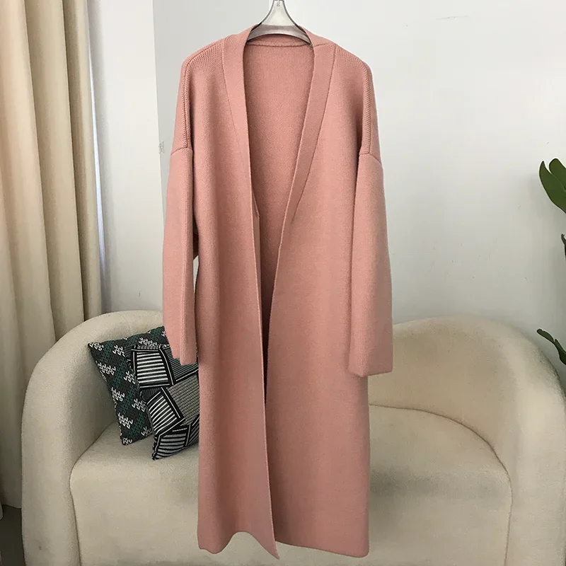 FURYOURSELF 2025 Autumn Winter Jacket Women Long Coat Knitting Sweater Thick Warm Loose V-neck Outerwear Streetwear Belt Luxury
FURYOURSELF 2025 Autumn Winter Jacket Women Long Coat Knitting Sweater Thick Warm Loose V-neck Outerwear Streetwear Belt Luxury