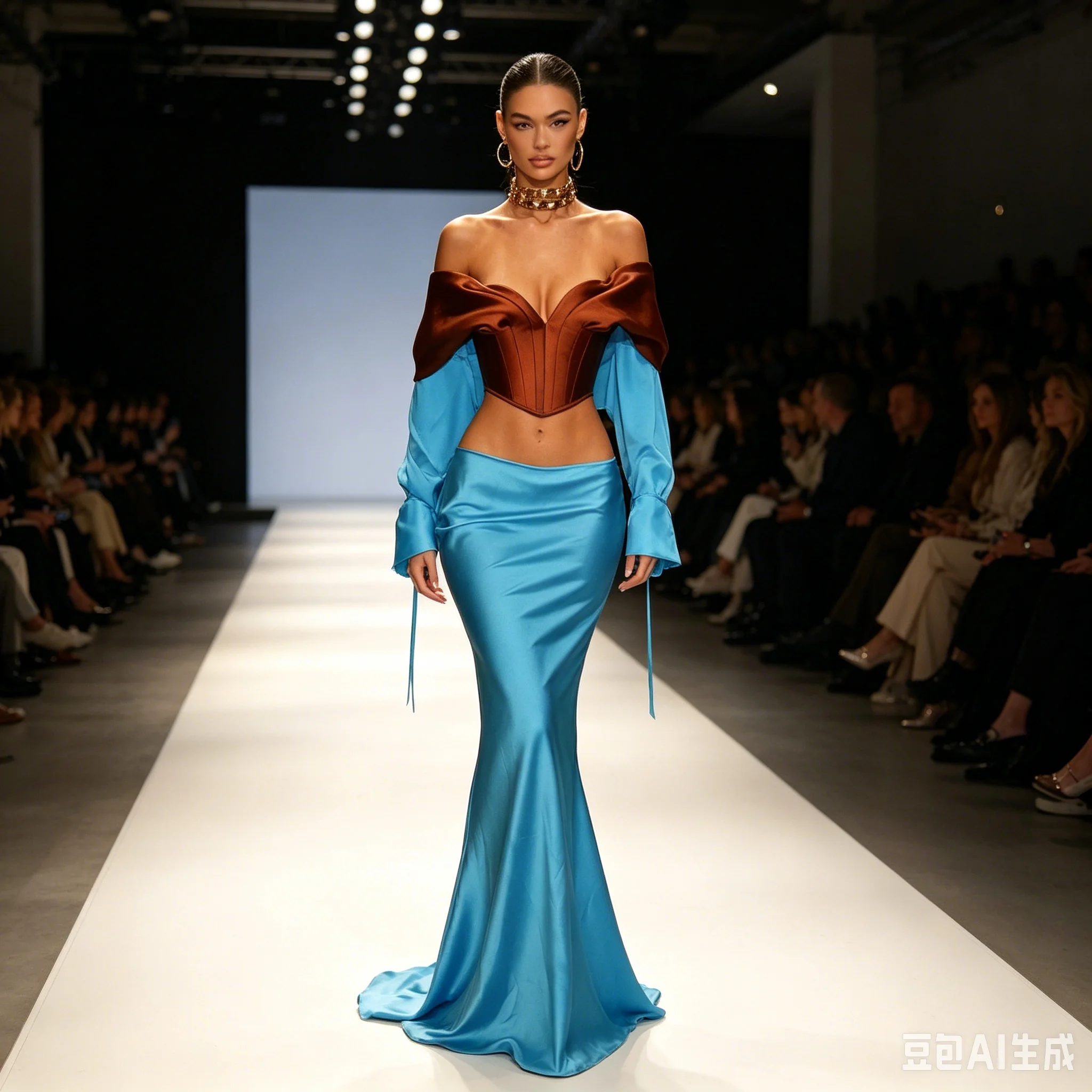Bright Lake Blue High Waist Shiny Satin Mermaid Maxi Skirt Solid Bodycon Floor Drape Long Skirt for Club Evening Birthday Party
Bright Lake Blue High Waist Shiny Satin Mermaid Maxi Skirt Solid Bodycon Floor Drape Long Skirt for Club Evening Birthday Party