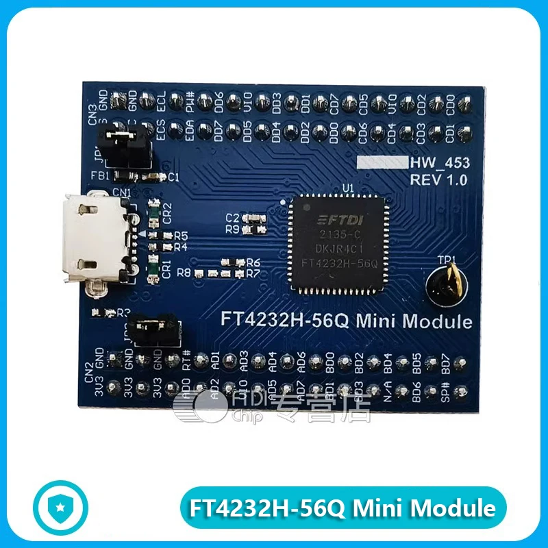 FT4232H-56Q Мини-модуль макетная плата USB последовательный FIFO
FT4232H-56Q Мини-модуль макетная плата USB последовательный FIFO