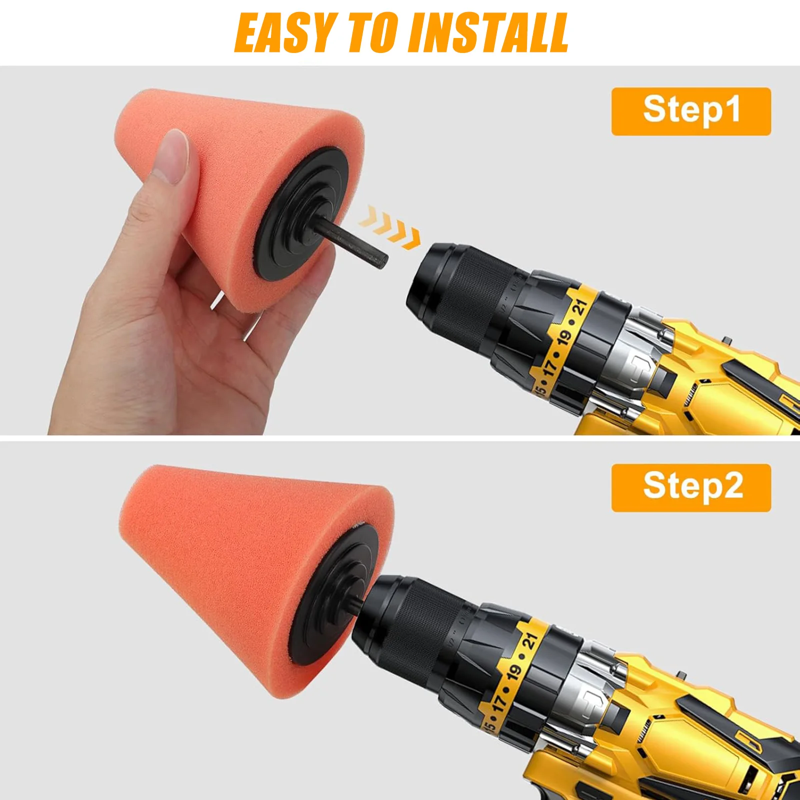 3pcs Drill Polishing Buffing Pads Drill Polishing Wheel Foam Ball Buffing Pads for Metal Plastic Ceramic and Glass
3pcs Drill Polishing Buffing Pads Drill Polishing Wheel Foam Ball Buffing Pads for Metal Plastic Ceramic and Glass