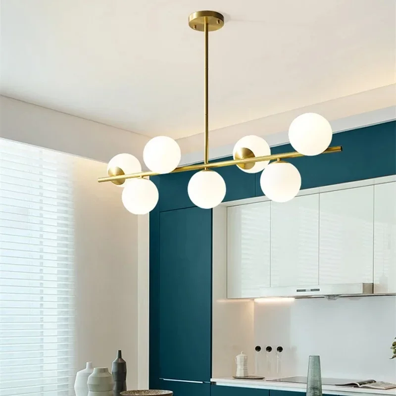 SANDYHA Nordic Glass LED Pendant Light Modern Hanging Chandelier for Living Room Dining Table Bedroom Lighting Fixture
SANDYHA Nordic Glass LED Pendant Light Modern Hanging Chandelier for Living Room Dining Table Bedroom Lighting Fixture