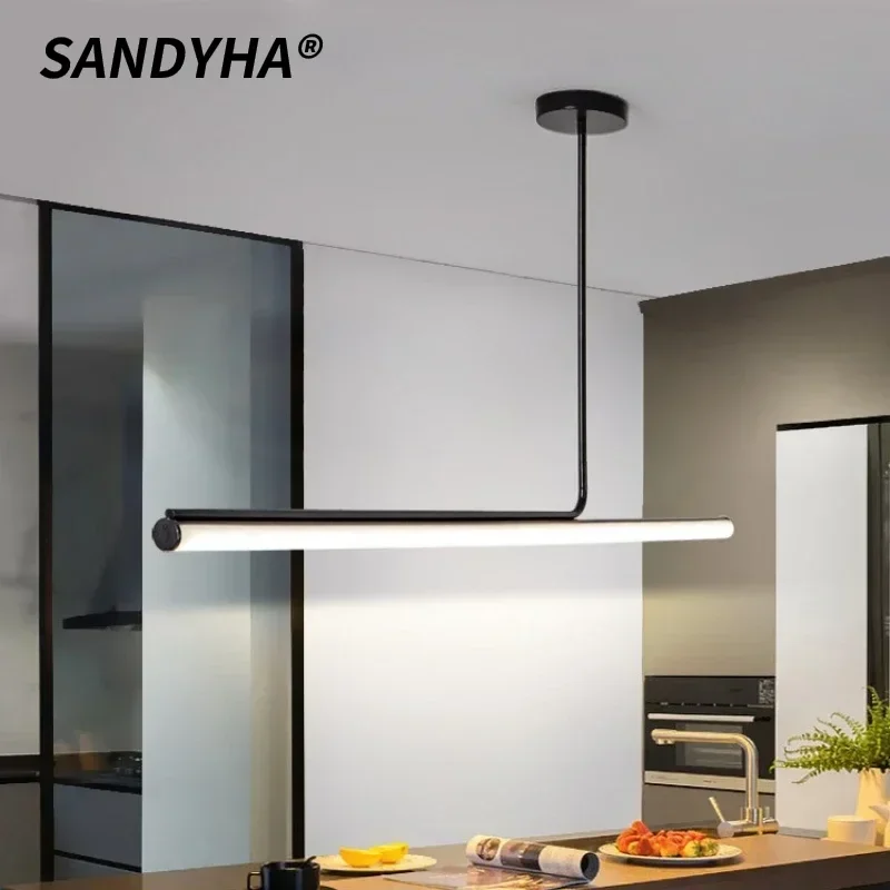 SANDYHA Minimalist Ceiling Chandelier Transverse Led Pendant Light Living Dining Room Bedroom Home Decoration Hanging Lighting
SANDYHA Minimalist Ceiling Chandelier Transverse Led Pendant Light Living Dining Room Bedroom Home Decoration Hanging Lighting