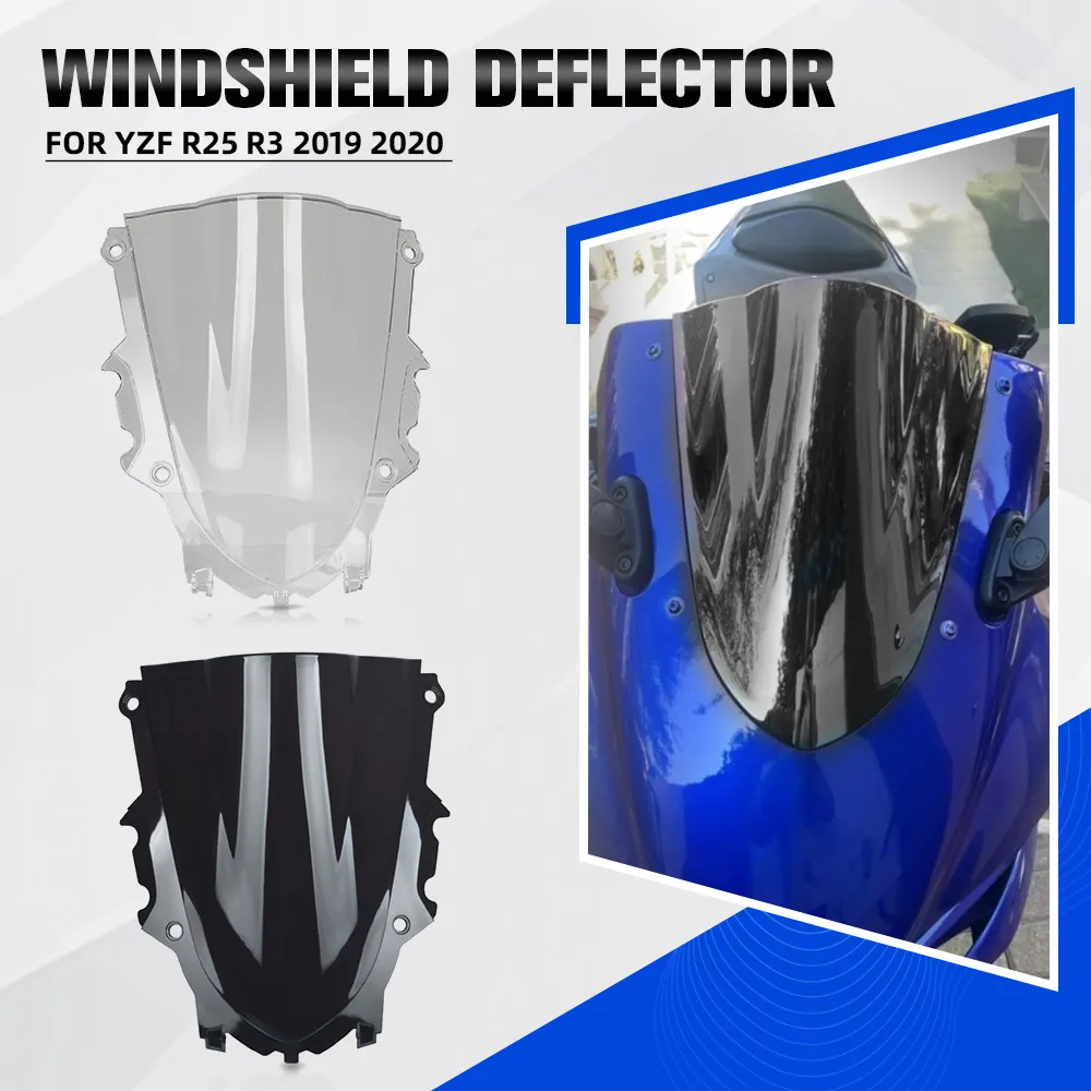 YZF-R25 YZF-R3 Front Windscreen Airflow Wind Deflector Fairing Instrument Visor For YAMAHA YZF R25 R3 2019 2020 Windshield
YZF-R25 YZF-R3 Front Windscreen Airflow Wind Deflector Fairing Instrument Visor For YAMAHA YZF R25 R3 2019 2020 Windshield