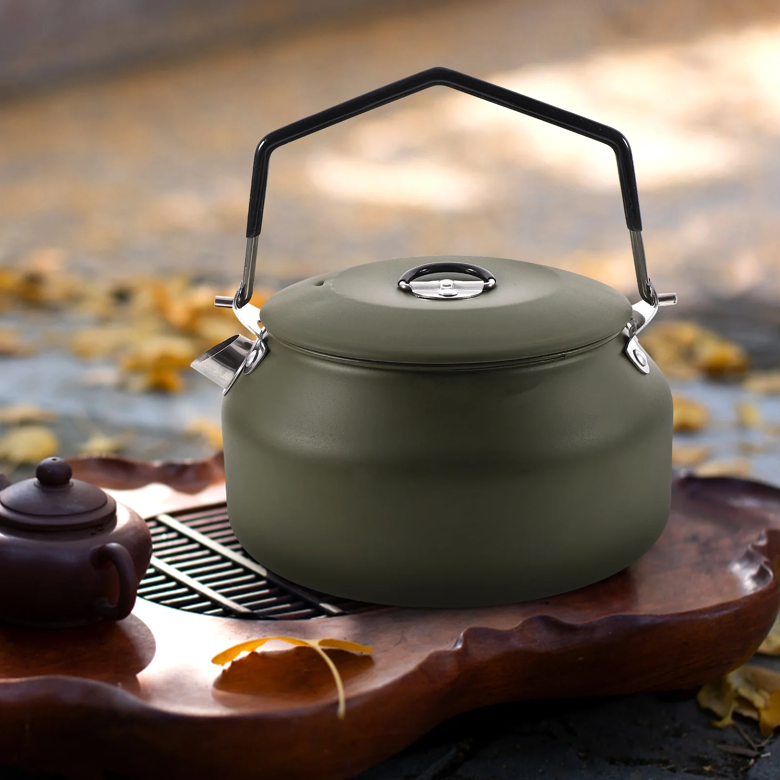 Stainless Steel Camping Outdoor Tea Portable Water Boiler For Hiking Fishing Multi-Function Stovetop Kettle Compact Lightweight 
Stainless Steel Camping Outdoor Tea Portable Water Boiler For Hiking Fishing Multi-Function Stovetop Kettle Compact Lightweight
