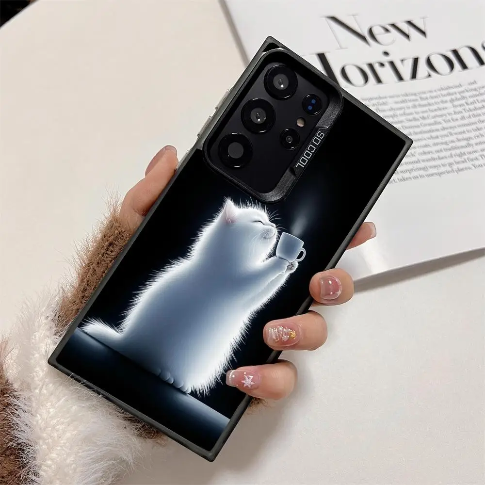 White Cat case for Galaxy S25 S24 S23 S22 S21 S20 Ultra/ FE/Plus shock-proof rear cover anti-fingerprint
White Cat case for Galaxy S25 S24 S23 S22 S21 S20 Ultra/ FE/Plus shock-proof rear cover anti-fingerprint