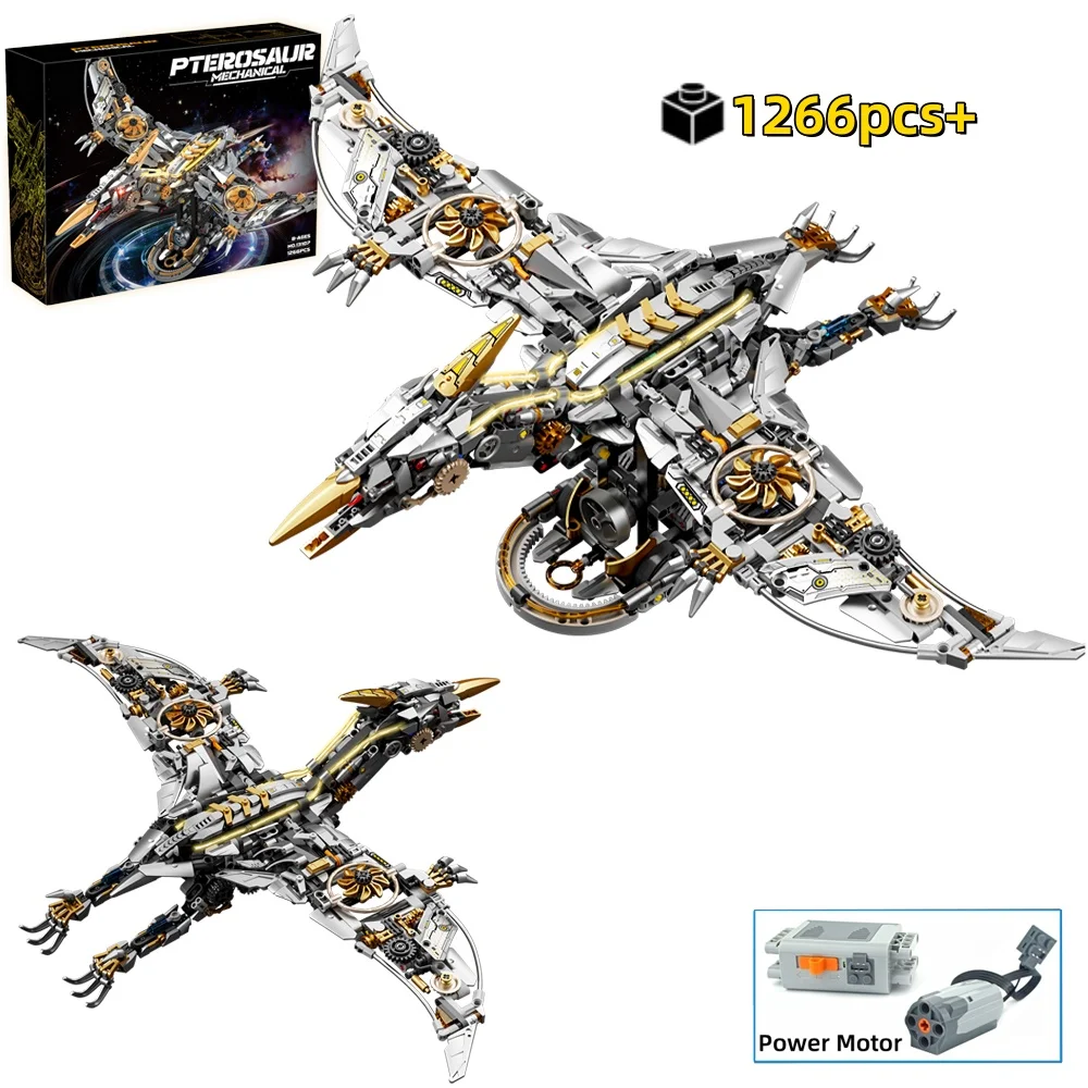 2026 Creative Mechanical Pterosaur Building Blocks Set 1266pcs with Light Animal Linkage Model STEM Birthday Gifts Toy for Kids
2026 Creative Mechanical Pterosaur Building Blocks Set 1266pcs with Light Animal Linkage Model STEM Birthday Gifts Toy for Kids