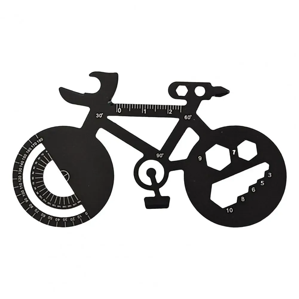 7-in-1 Creative Bottle Opener Wrench Multitool Card EDC/ Card Tool Stainless Steel Bike Shaped Survival Card Wallet Tool Card
7-in-1 Creative Bottle Opener Wrench Multitool Card EDC/ Card Tool Stainless Steel Bike Shaped Survival Card Wallet Tool Card