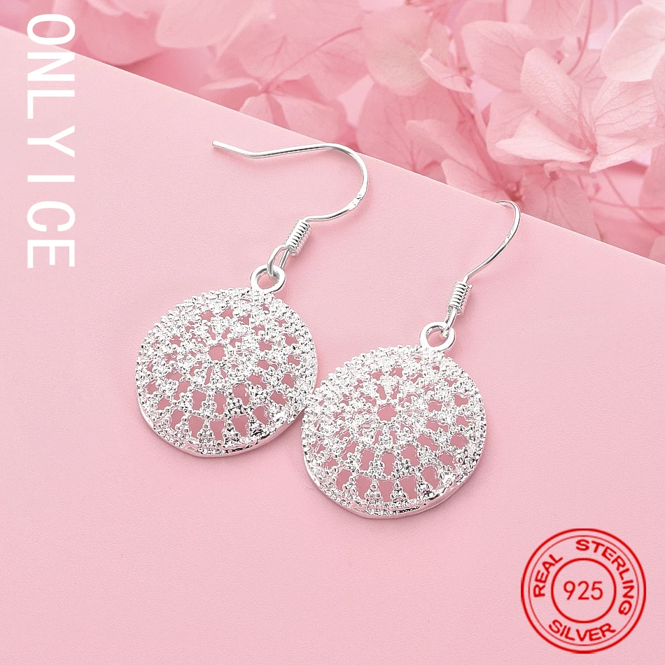 Hot 925 Sterling Silver Earrings Temperament Women Retro Round Shape Earrings Christmas Gifts Street All-Match Jewelry
Hot 925 Sterling Silver Earrings Temperament Women Retro Round Shape Earrings Christmas Gifts Street All-Match Jewelry