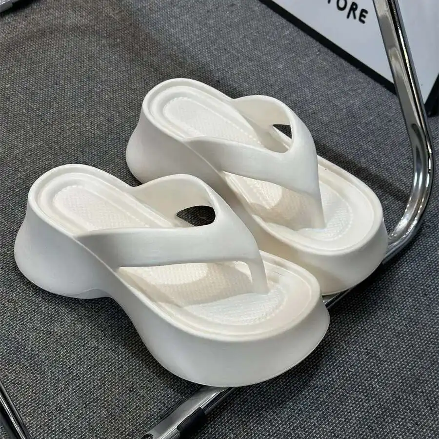 Summer Flip Flops Women Fashion Platform Slippers Flat Heel Slides Shoes Soft EVA Couple Outdoor Beach Casual Flip Flops
Summer Flip Flops Women Fashion Platform Slippers Flat Heel Slides Shoes Soft EVA Couple Outdoor Beach Casual Flip Flops