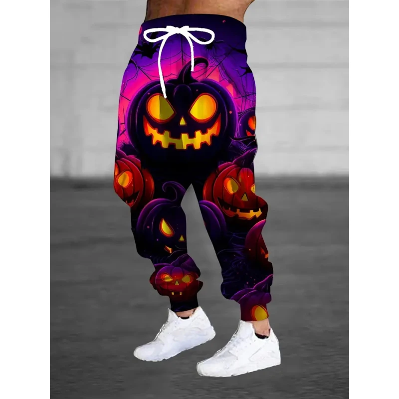 Men's casual pants Halloween pumpkin 3D printed drawstring warm tight sports jogging pants fashionable street pants
Men's casual pants Halloween pumpkin 3D printed drawstring warm tight sports jogging pants fashionable street pants