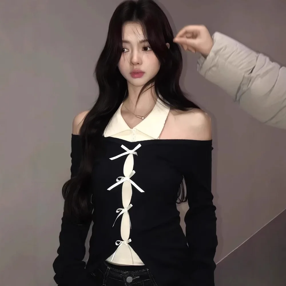 Women's clothing 2025 autumn pure desire spicy girl slim fit irregular knitted fake two-piece top
Women's clothing 2025 autumn pure desire spicy girl slim fit irregular knitted fake two-piece top