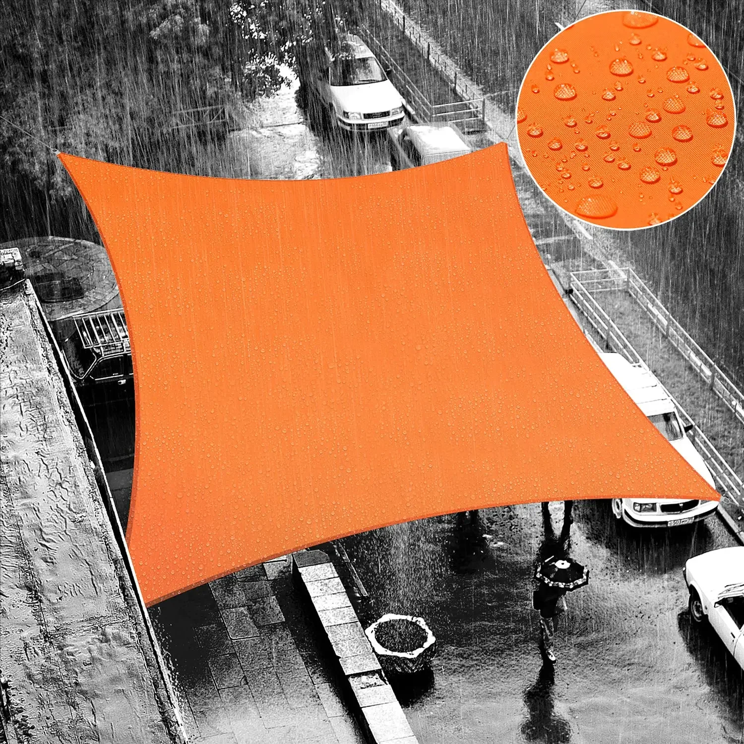7x12 Orange Waterproof Shade Sail Rectangle UV Resistant Canopy For Backyard Patio Deck Balcony
7x12 Orange Waterproof Shade Sail Rectangle UV Resistant Canopy For Backyard Patio Deck Balcony