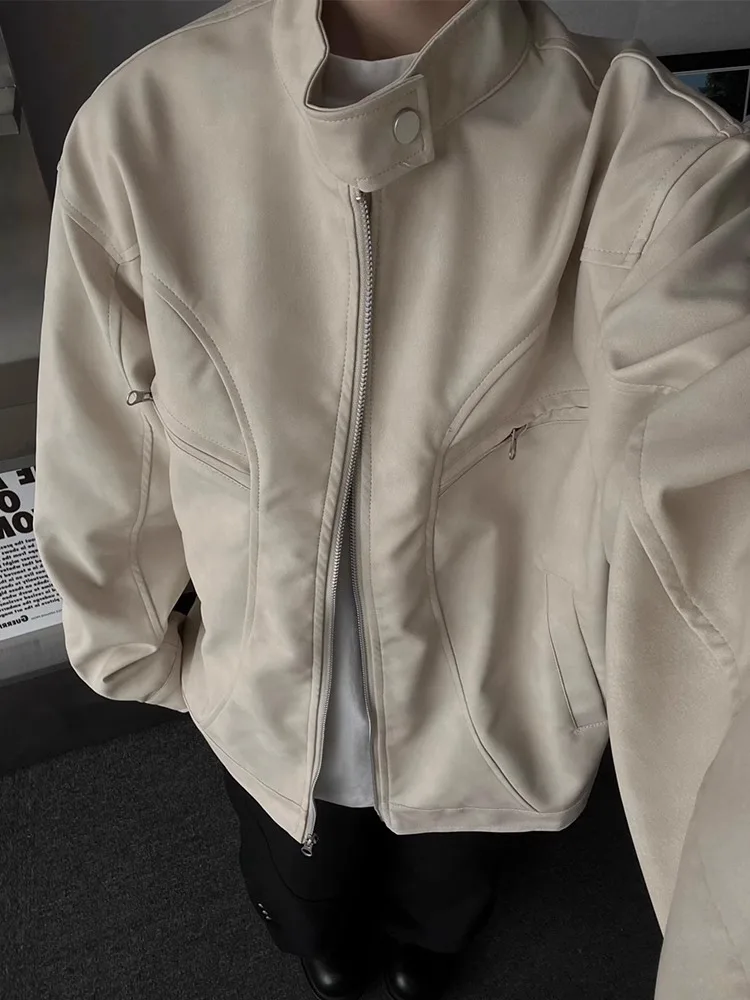 Мужская кожаная куртка Cleanfit Arcane с воротником-стойкой и декоративным дизайном, осенне-зимняя модная сенсация, рабочая одежда
Мужская кожаная куртка Cleanfit Arcane с воротником-стойкой и декоративным дизайном, осенне-зимняя модная сенсация, рабочая одежда