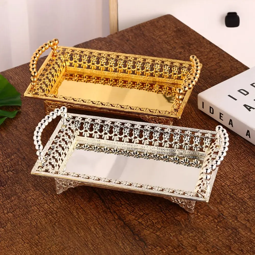 Fashion Iron Metal Fruit Tray Hollow Art Rectangular Shape Afternoon Tea Plate Handmade Snack Storage Tray Dessert Table
Fashion Iron Metal Fruit Tray Hollow Art Rectangular Shape Afternoon Tea Plate Handmade Snack Storage Tray Dessert Table