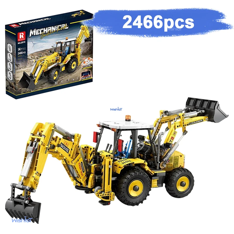 Новинка, 2466 шт., бульдозер, экскаватор, грузовик, модель с дистанционным управлением, строительные блоки, кирпичи, игрушка-головоломка, подарки на день рождения, Рождество для мальчика
Новинка, 2466 шт., бульдозер, экскаватор, грузовик, модель с дистанционным управлением, строительные блоки, кирпичи, игрушка-головоломка, подарки на день рождения, Рождество для мальчика