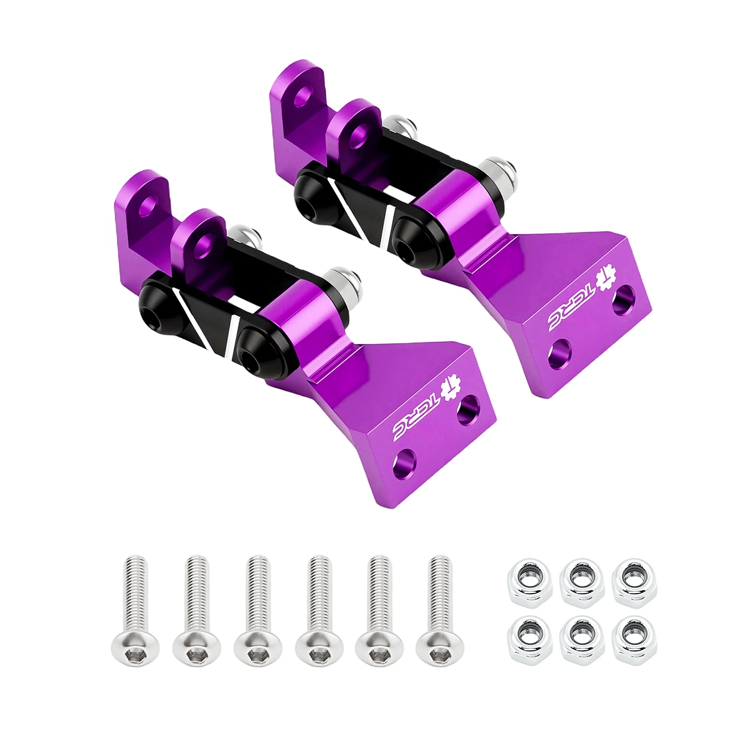 TCRC 7075 Aluminum Front Z-Box Leaf Spring Shackles for 1/10 RC4WD Trail Finder Tamiya F-350, Hilux Tundra
TCRC 7075 Aluminum Front Z-Box Leaf Spring Shackles for 1/10 RC4WD Trail Finder Tamiya F-350, Hilux Tundra