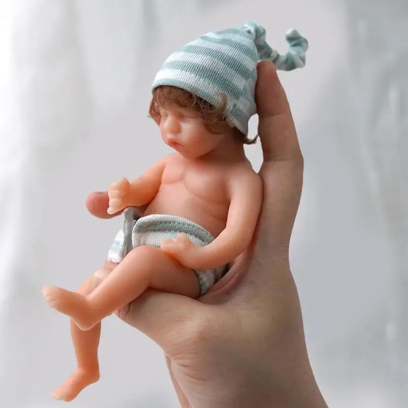 6inch Full Body Silicone Rebirth Doll Soft Imitation Baby Doll Children Accompany Dolls
6inch Full Body Silicone Rebirth Doll Soft Imitation Baby Doll Children Accompany Dolls