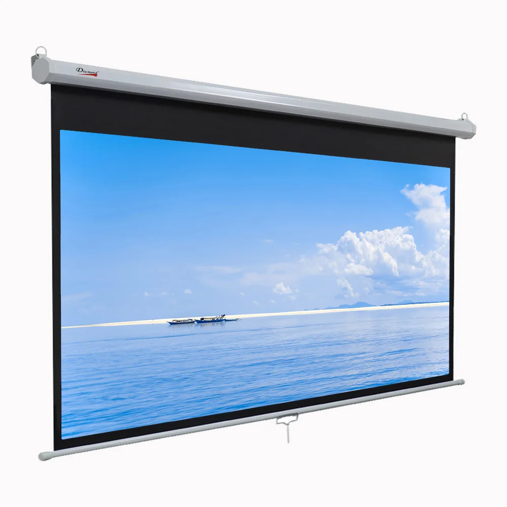 100' 4:3 Projection Screen Manual Pull Down HD for Home Theater / Wall Mounted Self-lock System Projector
100' 4:3 Projection Screen Manual Pull Down HD for Home Theater / Wall Mounted Self-lock System Projector