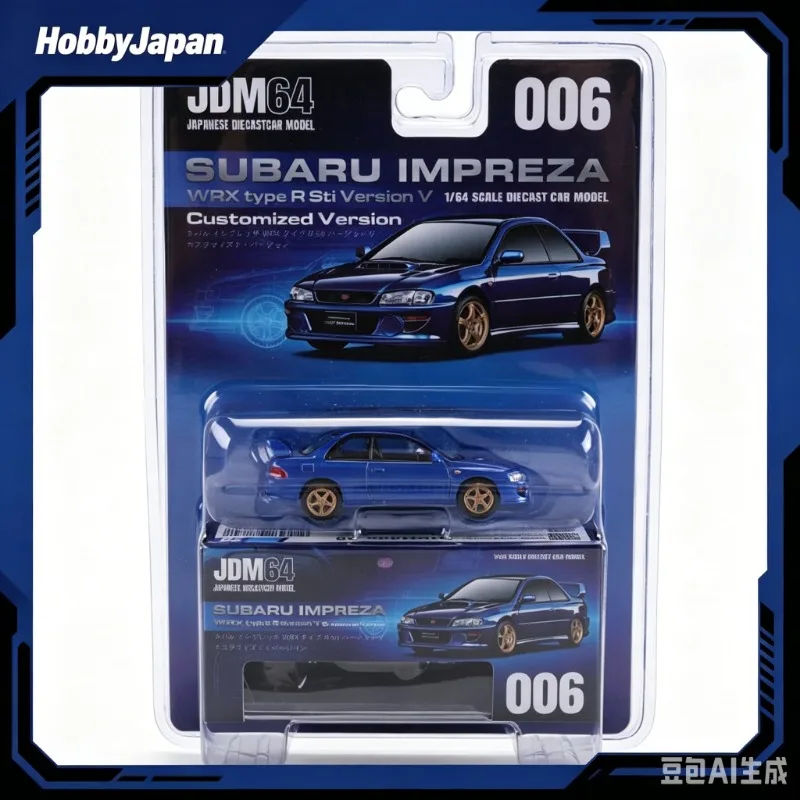 Hobby Japan 1:64 Subaru Impreza WRX alloy car model adult collectible, simulation static ornament, holiday creative gift.
Hobby Japan 1:64 Subaru Impreza WRX alloy car model adult collectible, simulation static ornament, holiday creative gift.