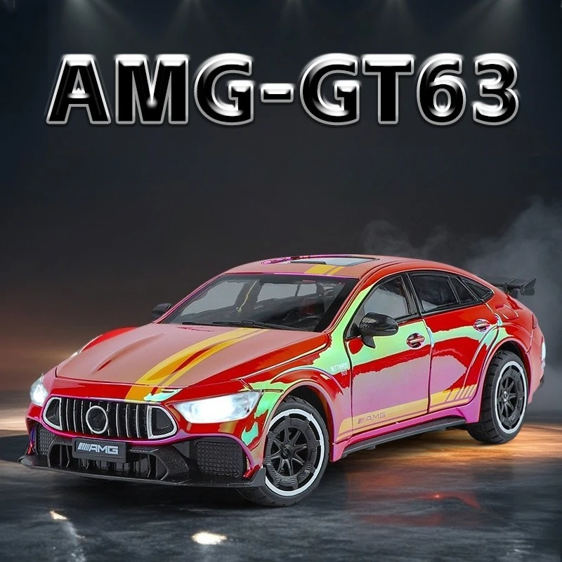 1:24 AMG GT63 Sports Car Model Metal Diecast Car With Sound Light Vehicle Toys Collection For Gifts
1:24 AMG GT63 Sports Car Model Metal Diecast Car With Sound Light Vehicle Toys Collection For Gifts