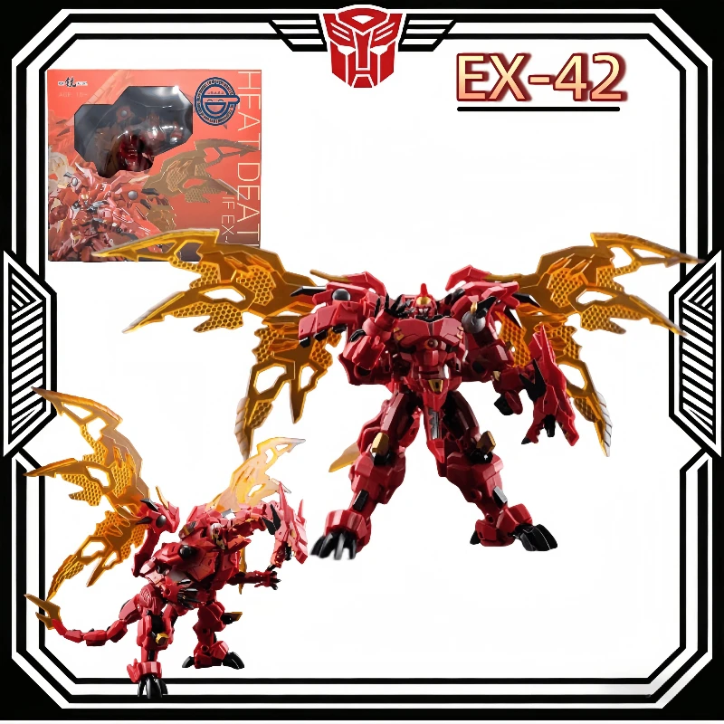 In Stock Transformers Ironfactory IF EX42 Heatdeath Red Dragon Mini Scale Action Figures Collectible Toys for Boys Gift
In Stock Transformers Ironfactory IF EX42 Heatdeath Red Dragon Mini Scale Action Figures Collectible Toys for Boys Gift