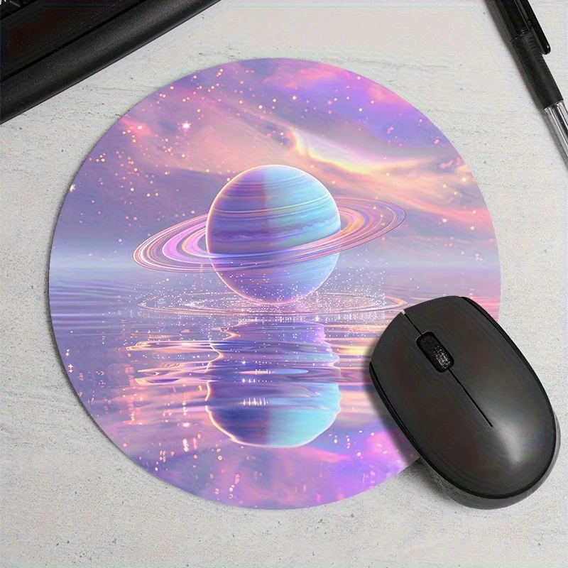 Circular mousepad with a planet is portable, waterproof, made of rubber, durable and anti-slip, suitable for gamers and families
Circular mousepad with a planet is portable, waterproof, made of rubber, durable and anti-slip, suitable for gamers and families