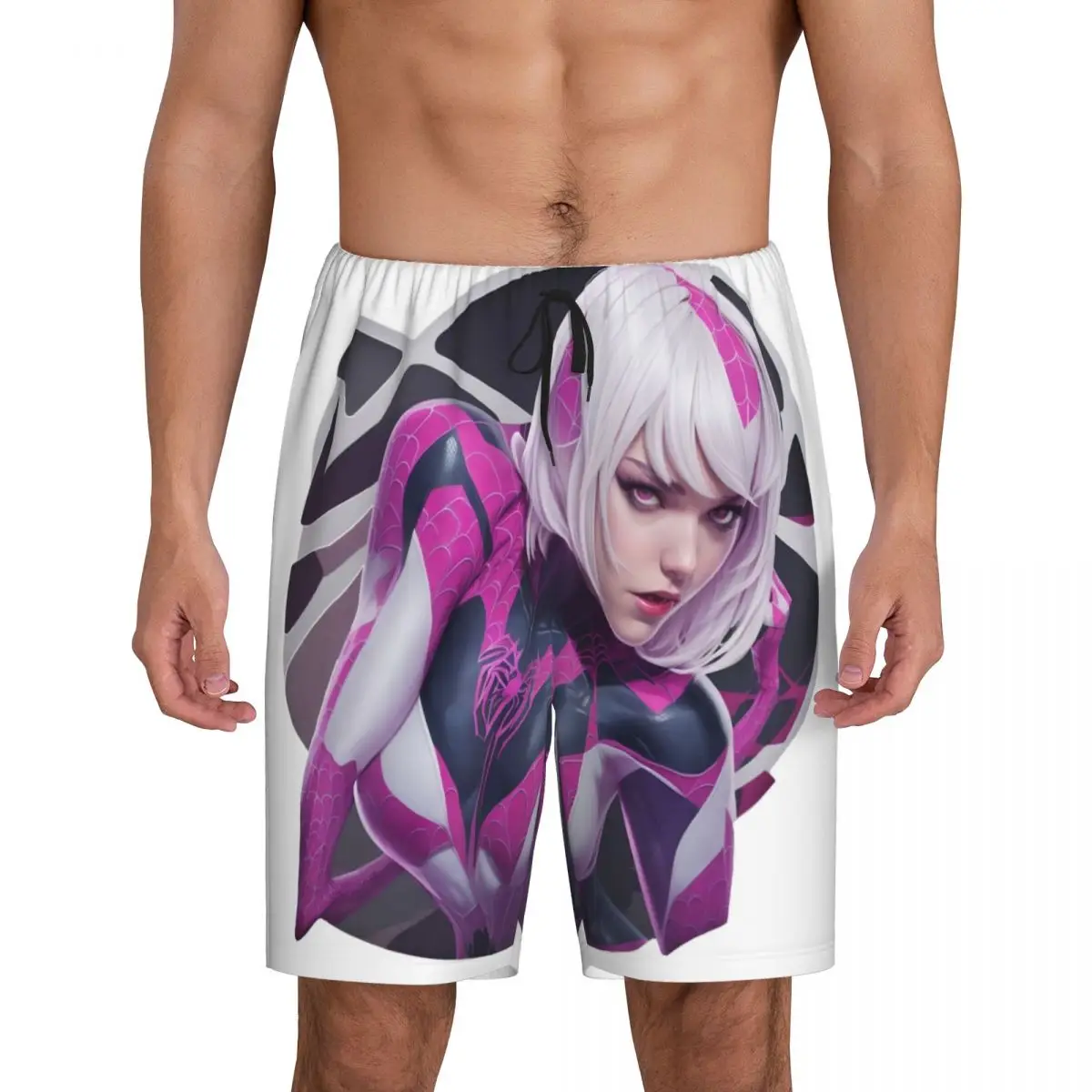 Custom Ghost Spider Girl Pajama Bottoms Men's Lounge Sleep Shorts Stretch Sleepwear Pjs with Pockets
Custom Ghost Spider Girl Pajama Bottoms Men's Lounge Sleep Shorts Stretch Sleepwear Pjs with Pockets