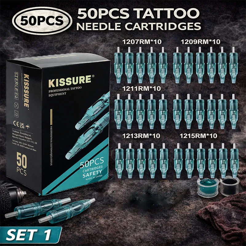 Kissure 50 штук, разные размеры # Набор одноразовых картриджей для тату-машинок (10/12 игл): стерилизация и безопасность
Kissure 50 штук, разные размеры # Набор одноразовых картриджей для тату-машинок (10/12 игл): стерилизация и безопасность