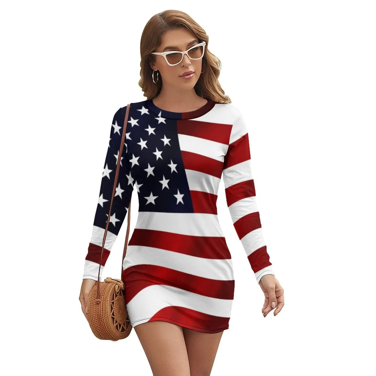 American Flag USA Long-sleeved Dress birthday dress for women luxury 2024 Woman clothing
American Flag USA Long-sleeved Dress birthday dress for women luxury 2024 Woman clothing