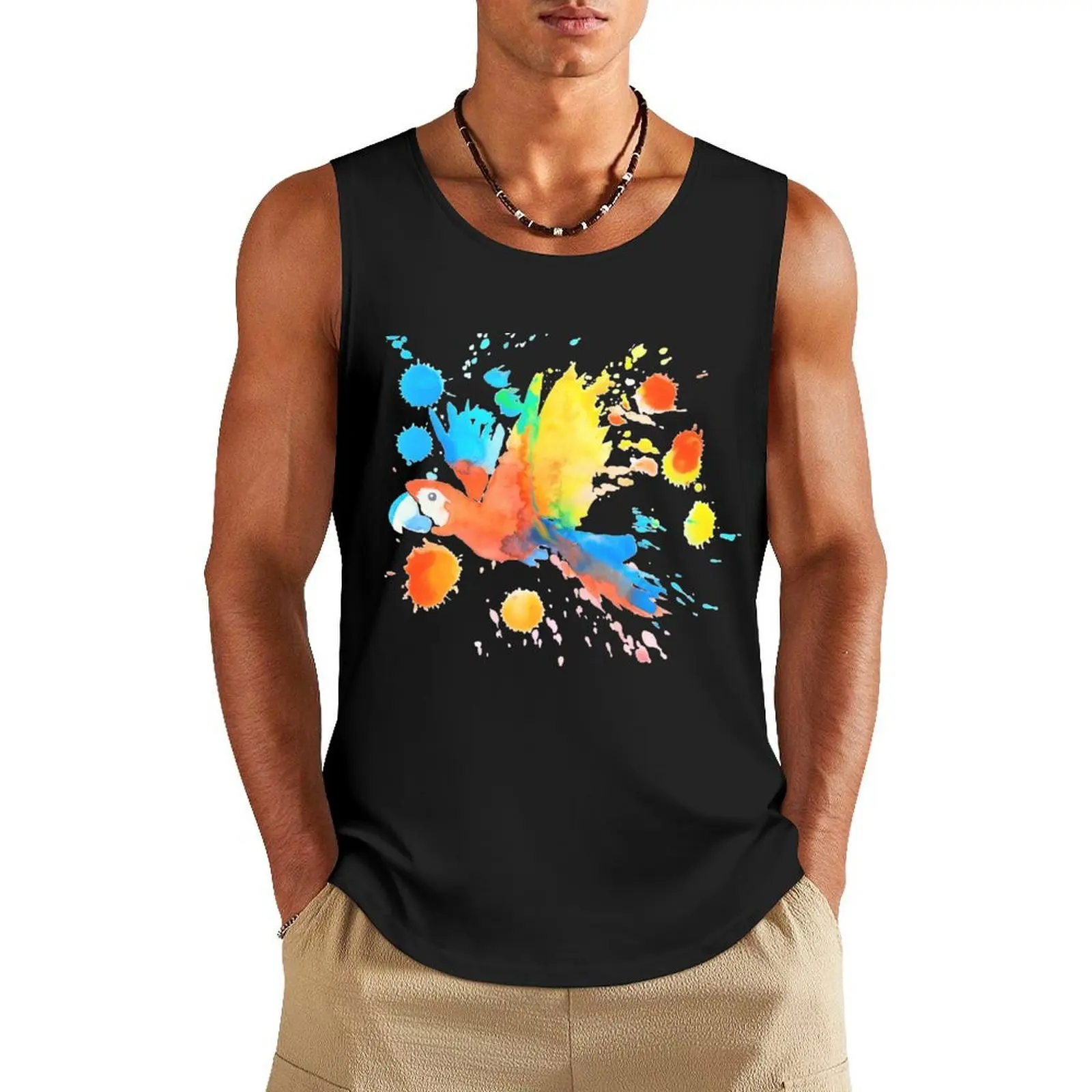 Parrot (Minimalistic Watercolor Edition) Tank Top male top t-shirt for man Men's clothing brands
Parrot (Minimalistic Watercolor Edition) Tank Top male top t-shirt for man Men's clothing brands