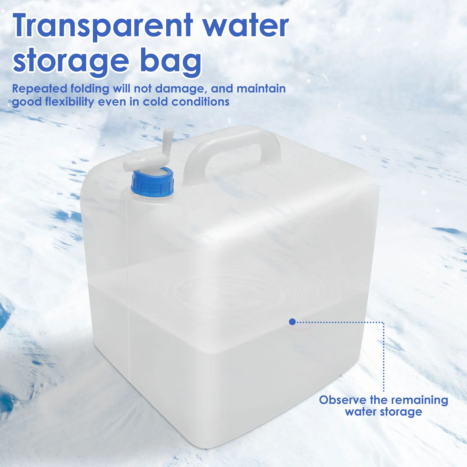 2 шт., 20 л, складной контейнер для питьевой воды с краном, портативные сумки для хранения воды большой емкости для кемпинга, пешего туризма
2 шт., 20 л, складной контейнер для питьевой воды с краном, портативные сумки для хранения воды большой емкости для кемпинга, пешего туризма