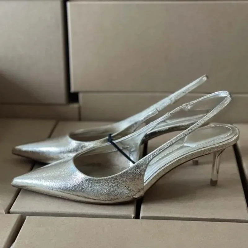 Women's Sandals Designer High Heels Fashion Office Career Shoes Women Sexy Pointed Toe Shiny Evening Party Dress Slingback Pumps
Women's Sandals Designer High Heels Fashion Office Career Shoes Women Sexy Pointed Toe Shiny Evening Party Dress Slingback Pumps