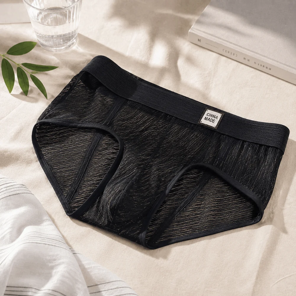 See Through Transparent Men Underwear Mid Waist U Pouch Ultra Thin Panties Lingerie Triangle Male Mesh Briefs Casual Wear
See Through Transparent Men Underwear Mid Waist U Pouch Ultra Thin Panties Lingerie Triangle Male Mesh Briefs Casual Wear